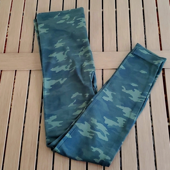 L Green Camo Spanx pants #FL3515 - Picture 4 of 5
